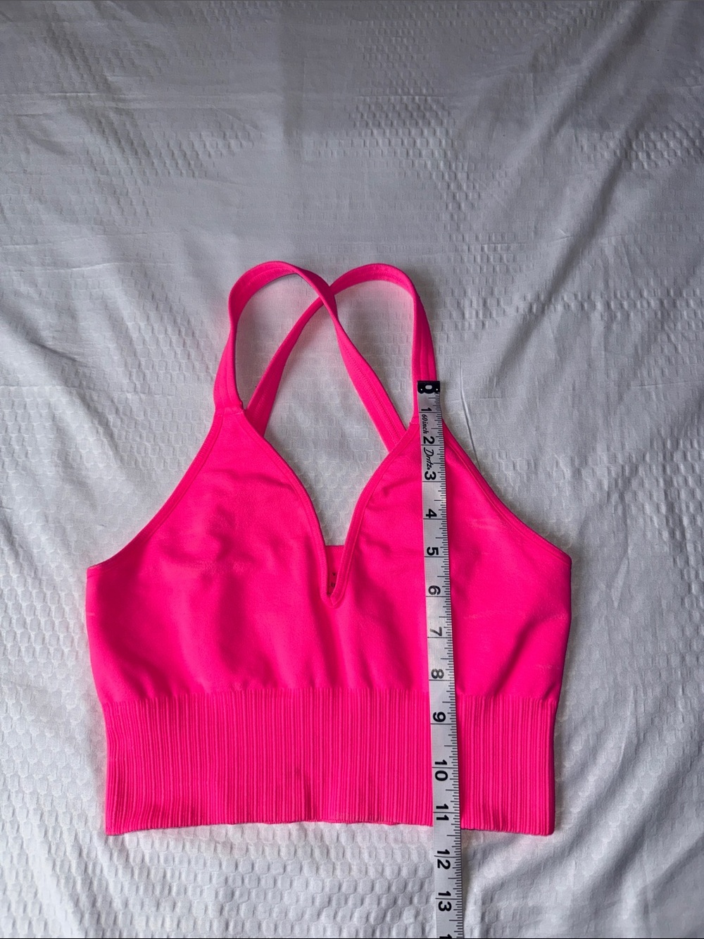 FREE PEOPLE MOVEMENT GOOD KARMA CROP TOP - TROPICAL PINK ✨ - Picture 6 of 8